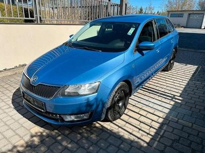 Gebraucht Skoda Rapid Ambition 105 PS (77 kW) 2014 Blau Kleinwagen