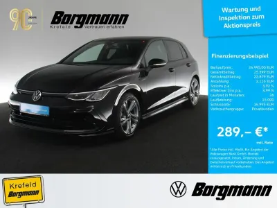 Gebraucht VW Golf VIII R-line 150 PS (110 kW) 2022 Deep black perleffekt (metallic) Limousine