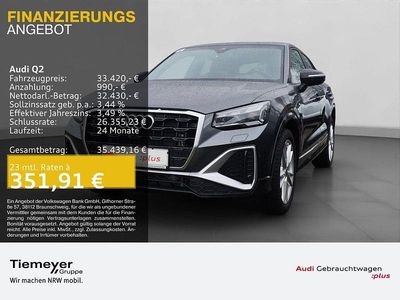 Grau Gebraucht 2025 Audi Q2 S-Line SUV | 33.420 € (Fairer Preis)