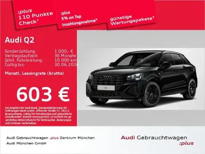 Gebraucht Audi Q2 S-Line 150 PS (110 kW) 2026 Schwarz SUV