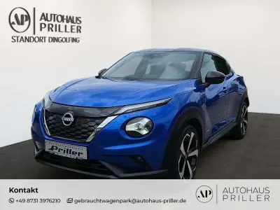Gebraucht Nissan Juke Tekna 143 PS (105 kW) 2022 Magnetic blue/black m SUV
