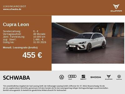 Weiß Neu 2026 Cupra Leon VZ Limousine | 64.275 €