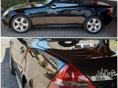 Gebraucht Mercedes SLK200 163 PS (119 kW) 2003 Schwarz Cabrio