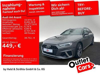 Gebraucht Audi A4 S-Line 204 PS (150 kW) 2023 Chronosgrau metallic Kombi