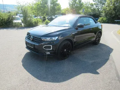 Gebraucht VW T-Roc Cabriolet R-line 150 PS (110 kW) 2020 Schwarz Cabrio