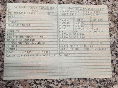 Weiß Gebraucht 2008 Audi TT Roadster Cabrio | 8.300 € (Fairer Preis)