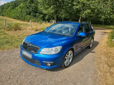 Gebraucht Skoda Octavia vRS 216 PS (158 kW) 2010 Blau Kombi