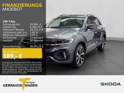 Gebraucht VW T-Roc R-line 150 PS (110 kW) 2025 Grau SUV