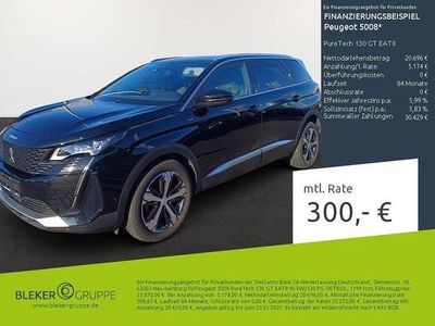 Perlaneraschwarz Gebraucht 2023 Peugeot 5008 GT Van / Kleinbus | 25.870 € (Guter Preis)