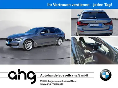 Gebraucht BMW 520 Sport Line 190 PS (139 kW) 2023 Blau Kombi