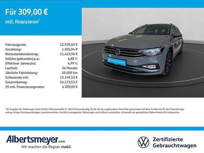 Usata VW Passat Business 150 CV (110 kW) 2022 Grigio Station wagon