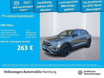 Gebraucht VW T-Roc Style 116 PS (85 kW) 2022 Indiumgrau metallic SUV