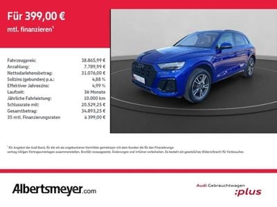 Gebraucht Audi Q5 S-Line 367 PS (269 kW) 2021 Blau SUV
