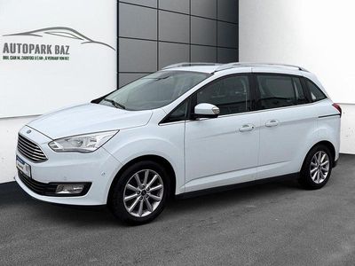 Gebraucht Ford Grand C-Max Titanium 125 PS (91 kW) 2018 Weiß Van / Kleinbus