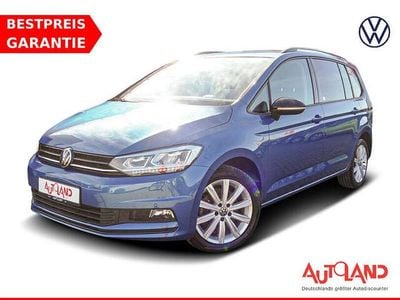 Gebraucht VW Touran Highline 150 PS (110 kW) 2022 F9f9 caribbean blue metallic Van / Kleinbus