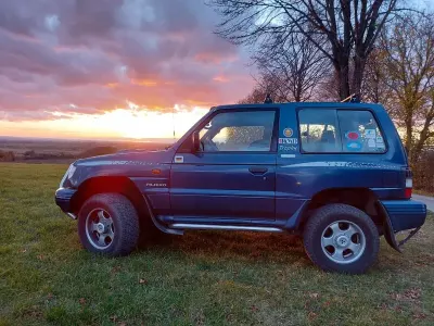 Gebraucht Mitsubishi Pajero 125 PS (91 kW) 1999 Blau SUV