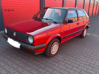 Brugt VW Golf II Basis 54 HK (39 kW) 1991 Rød Hatchback