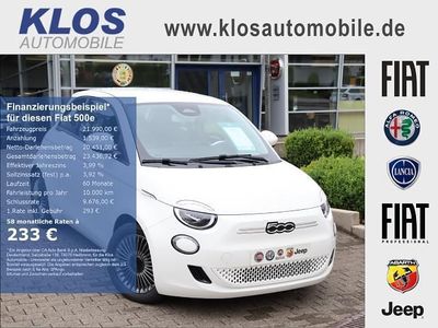 Gebraucht Fiat 500e Icon 86 kW (118 PS) 2022 Arktis weiss Limousine