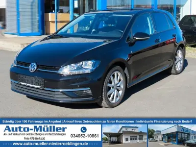 Używany VW Golf VII Sound 125 KM (91 kW) 2017 Czarny Sedan/Limuzyna