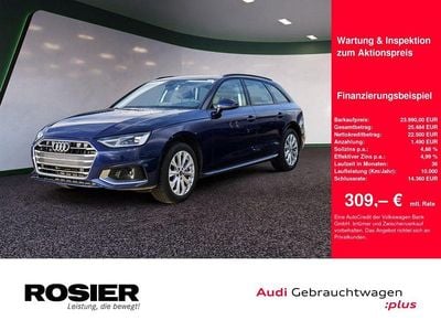 Usata Audi A4 Advanced Plus 204 CV (150 kW) 2021 Blu Station wagon