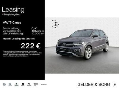 Rauchgrau metallic Gebraucht 2022 VW T-Cross Style SUV | 19.490 € (Fairer Preis)