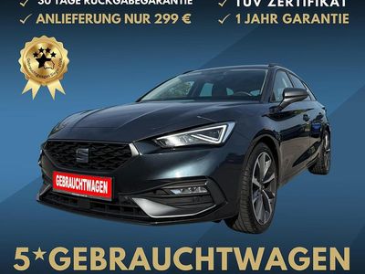 Gebraucht Seat Leon ST FR 150 PS (110 kW) 2021 Midnight schwarz metallic Kombi