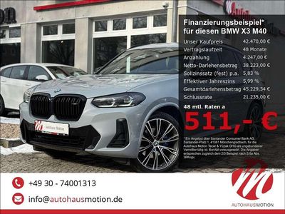 Usata BMW X3 Performance 340 CV (250 kW) 2022 Grigio SUV