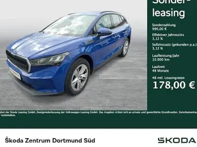 Brugt Skoda Enyaq iV Loft 250 kW (340 HK) 2023 Blå SUV