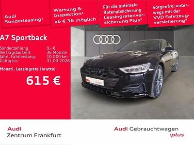 Gebraucht Audi A7 Sportback Ambiente 299 PS (219 kW) 2025 Mythosschwarz metallic Kleinwagen
