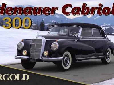 Gebraucht Mercedes 300 116 PS (85 kW) 1952 Schwarz Cabrio