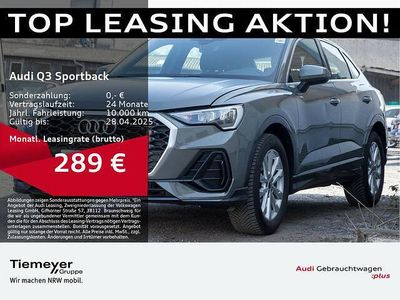 Gebraucht Audi Q3 Sportback Ambiente 150 PS (110 kW) 2024 Chronosgrau metallic SUV