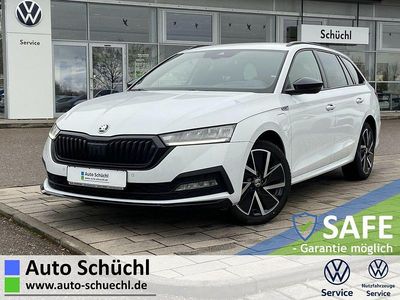 Moon white metallic Gebraucht 2022 Skoda Octavia SportLine Kombi | 27.848 € (Etwas zu teuer)