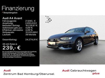 Gebraucht Audi A4 Advanced Plus 204 PS (150 kW) 2022 Manhattangrau metallic Kombi