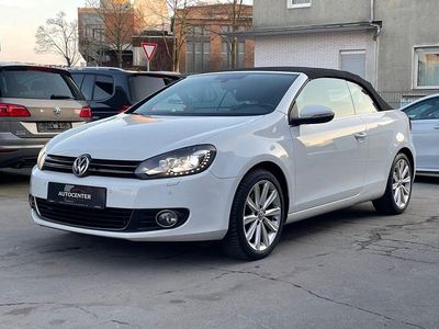 Gebraucht VW Golf Cabriolet 105 PS (77 kW) 2013 Weiß Cabrio