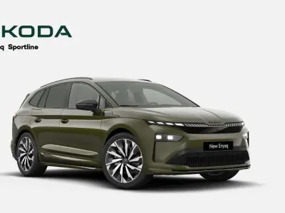 Neu Skoda Enyaq iV SportLine 210 kW (286 PS) 2026 Olibogrün metallic SUV