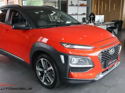 Gebraucht Hyundai Kona Premium 177 PS (130 kW) 2018 Orange SUV