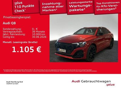 Brugt Audi Q8 S-Line 490 HK (360 kW) 2025 Rød SUV