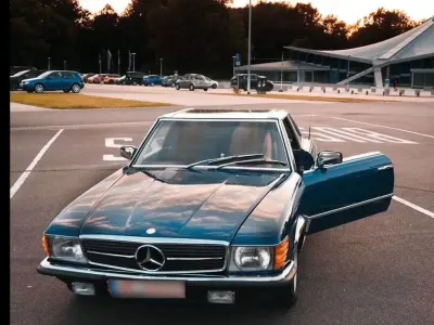 Gebraucht Mercedes SL280 185 PS (136 kW) 1981 Schwarz Cabrio