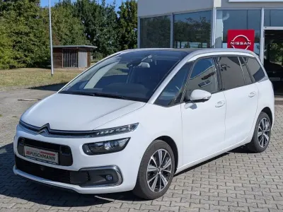 Gebraucht Citroën Grand C4 Picasso Shine 120 PS (88 kW) 2018 Polarweiß Van / Kleinbus