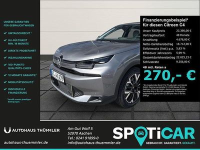 Gebraucht Citroën C4 145 PS (106 kW) 2025 Grau Limousine