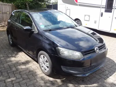 Gebraucht VW Polo Trendline 60 PS (44 kW) 2011 Schwarz Kleinwagen