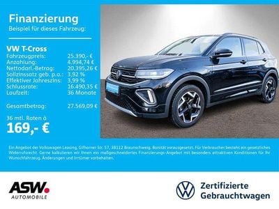 Gebraucht VW T-Cross R-line 150 PS (110 kW) 2025 Deep black perleffekt SUV