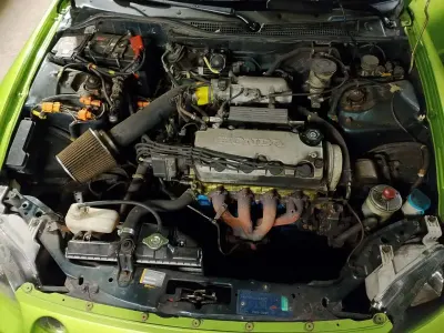 Gebraucht Honda CR-X 125 PS (91 kW) 1996 Grün Cabrio