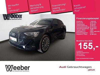 Usata Audi e-tron S-Line 230 kW (313 CV) 2022 Nero SUV