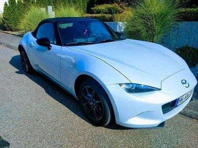 Gebraucht Mazda MX5 Exclusive-Line 132 PS (97 kW) 2015 Weiß Cabrio