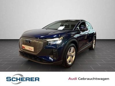 Navarrablau metallic (metallic) Gebraucht 2022 Audi Q4 e-tron Basis SUV | 28.300 € (Guter Preis)