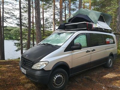 gebraucht Mercedes Vito 111 CDI 4x4 Allrad camper mit Zubehör