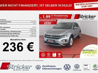 Gebraucht VW T-Roc Style 150 PS (110 kW) 2025 Pyritsilber metallic SUV