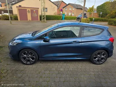 Używany Ford Fiesta ST-Line 101 KM (74 kW) 2019 Niebieski Hatchback