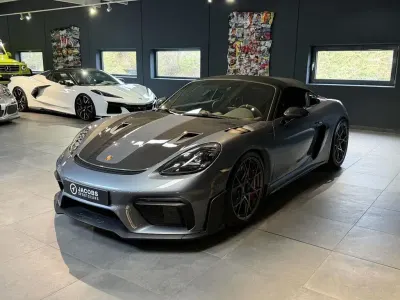 Occasion Porsche 718 Spyder 500 PK (367 kW) 2024 Grijs Cabriolet
